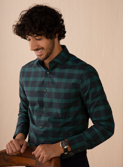 Viridian Twill Shirt