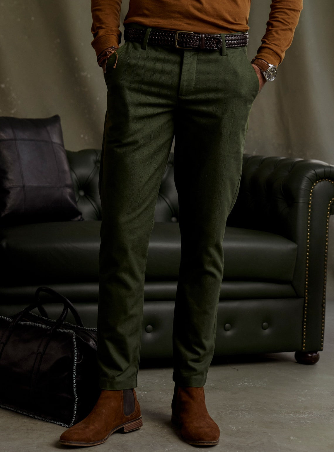 Ranthambore Olive Chino