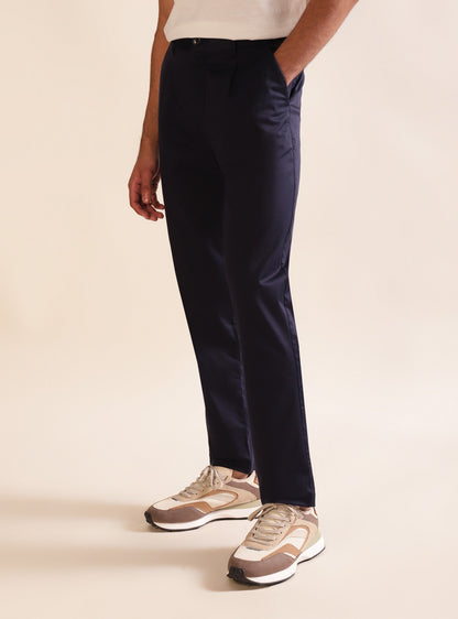 Sapphire Satin Chino