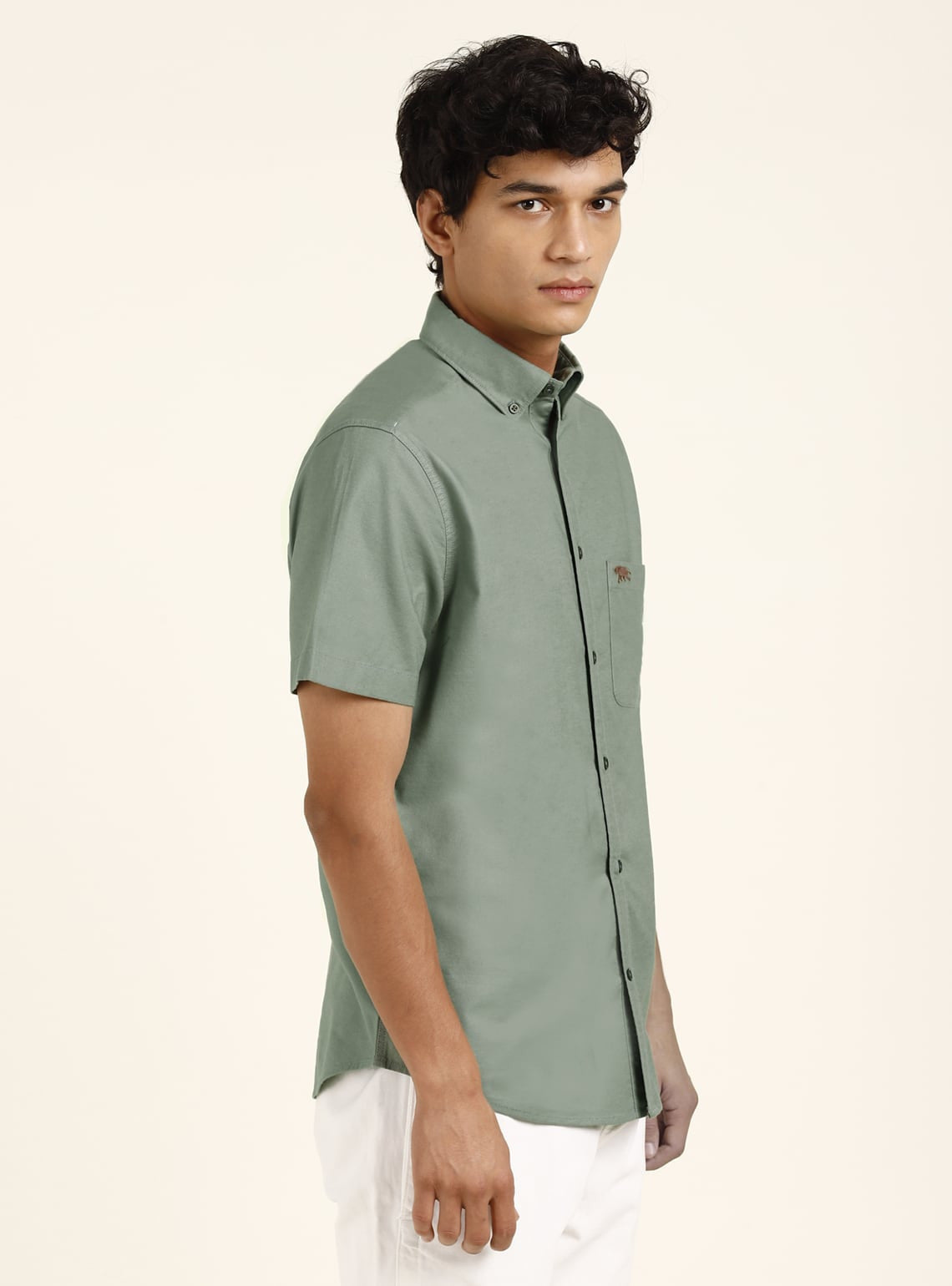 Mineral Green Shirt - Half