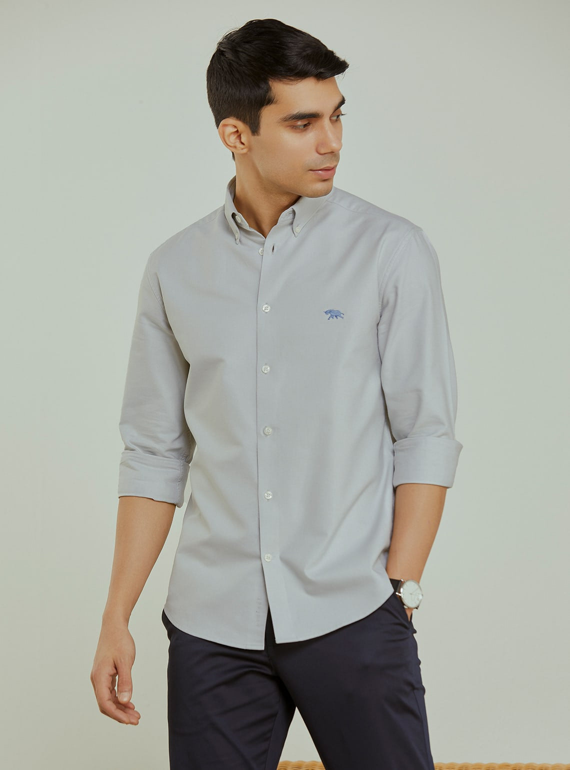 Argent Grey Shirt