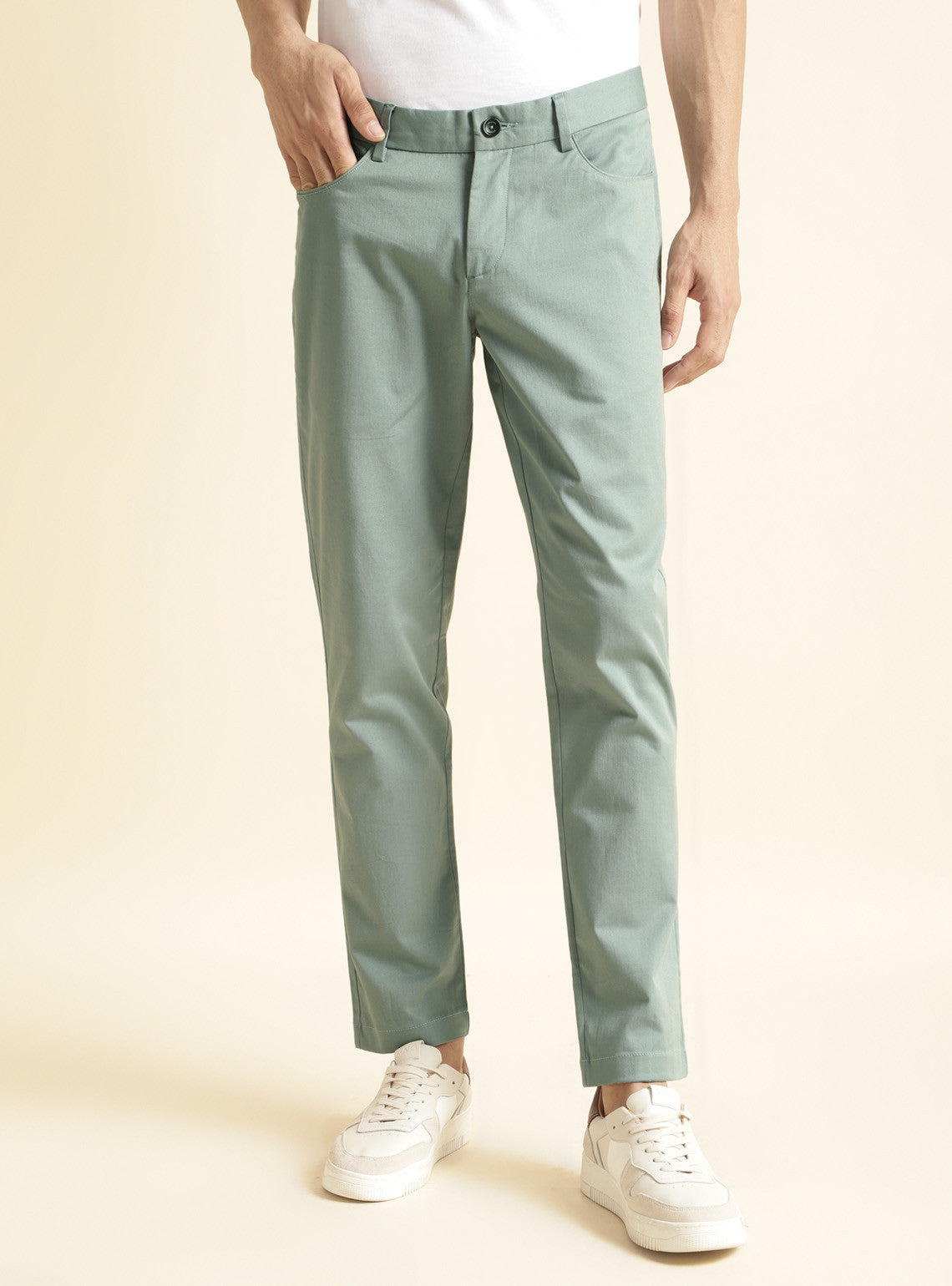 Emerald Mist Twill Chino