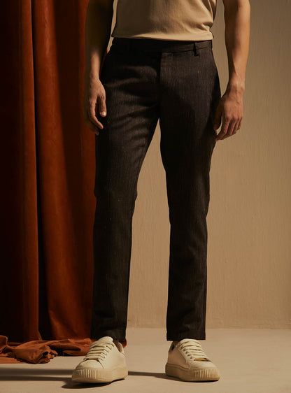 Dark Rosewood Trouser