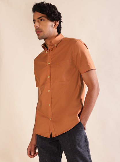 Rust Oxford Shirt