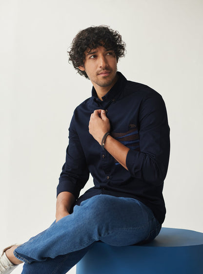 Indigo Wave Shirt