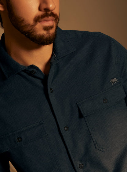 Navy Spruce Overshirt