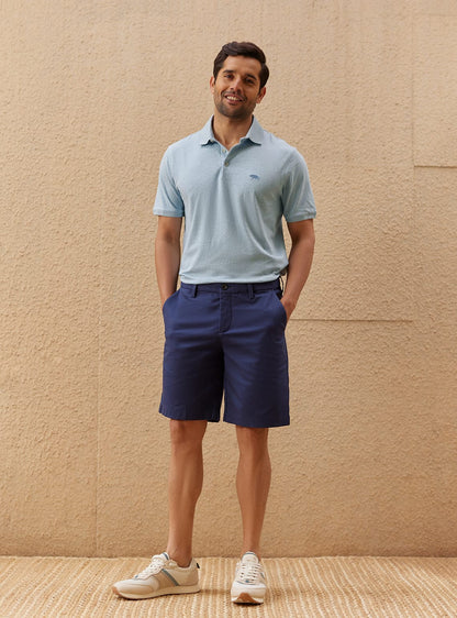 Cornflower Melange Polo