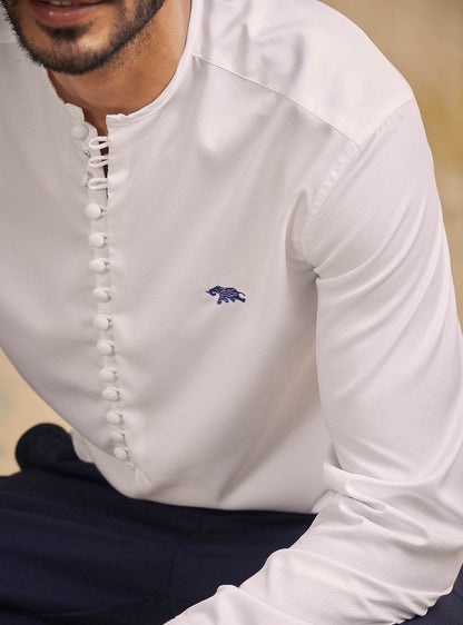 Essential White Popover Shirt