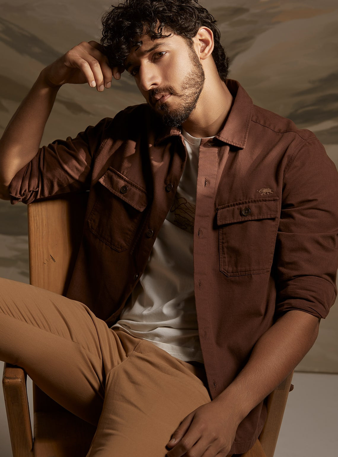 Burnt Sienna Overshirt