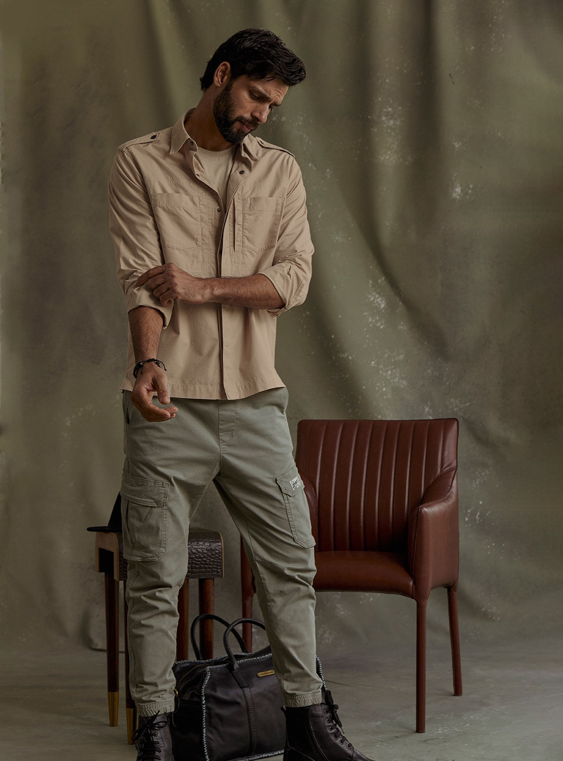 Corbett Khaki Overshirt