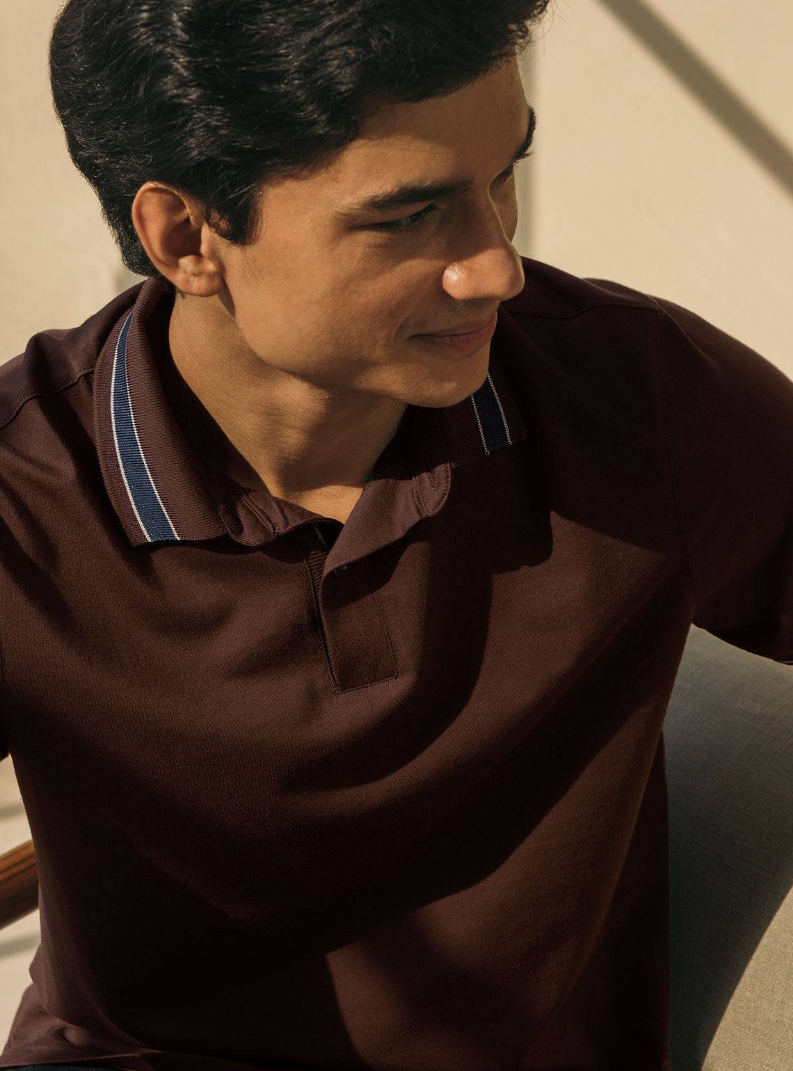 Mahogany Accent Polo