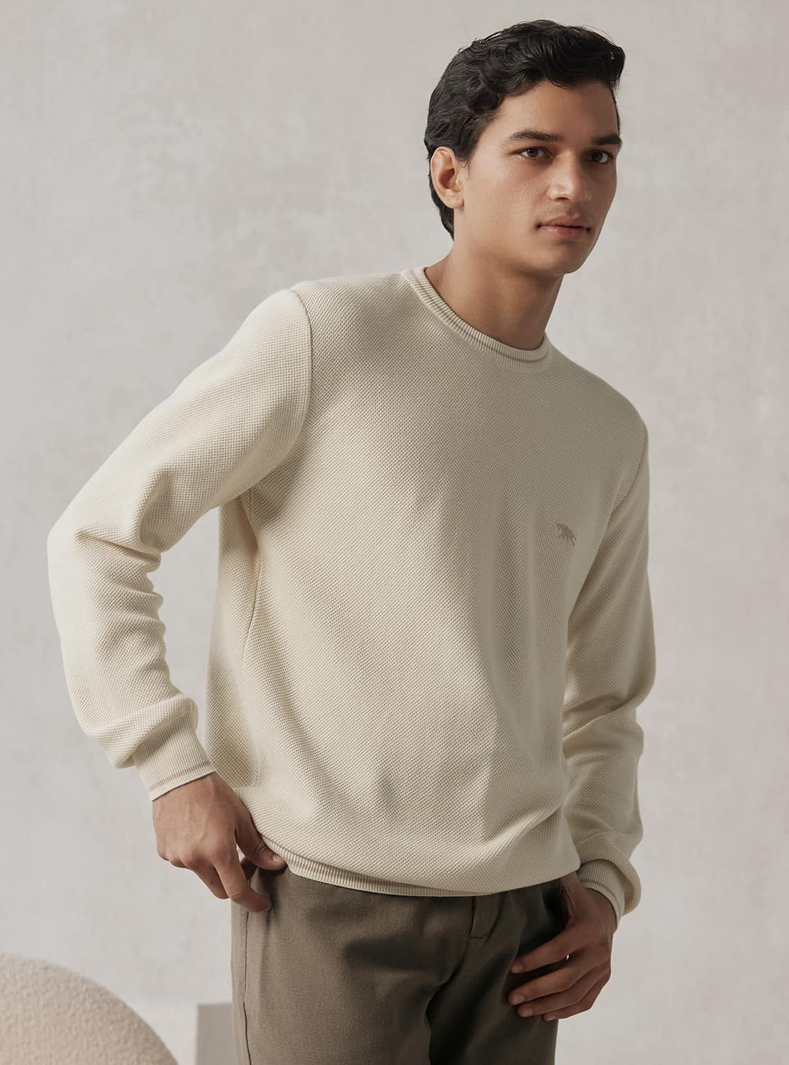 Sandy Beige Pullover