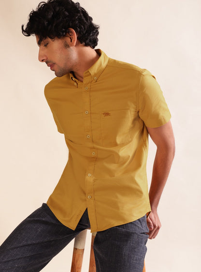 Ochre Oxford Shirt