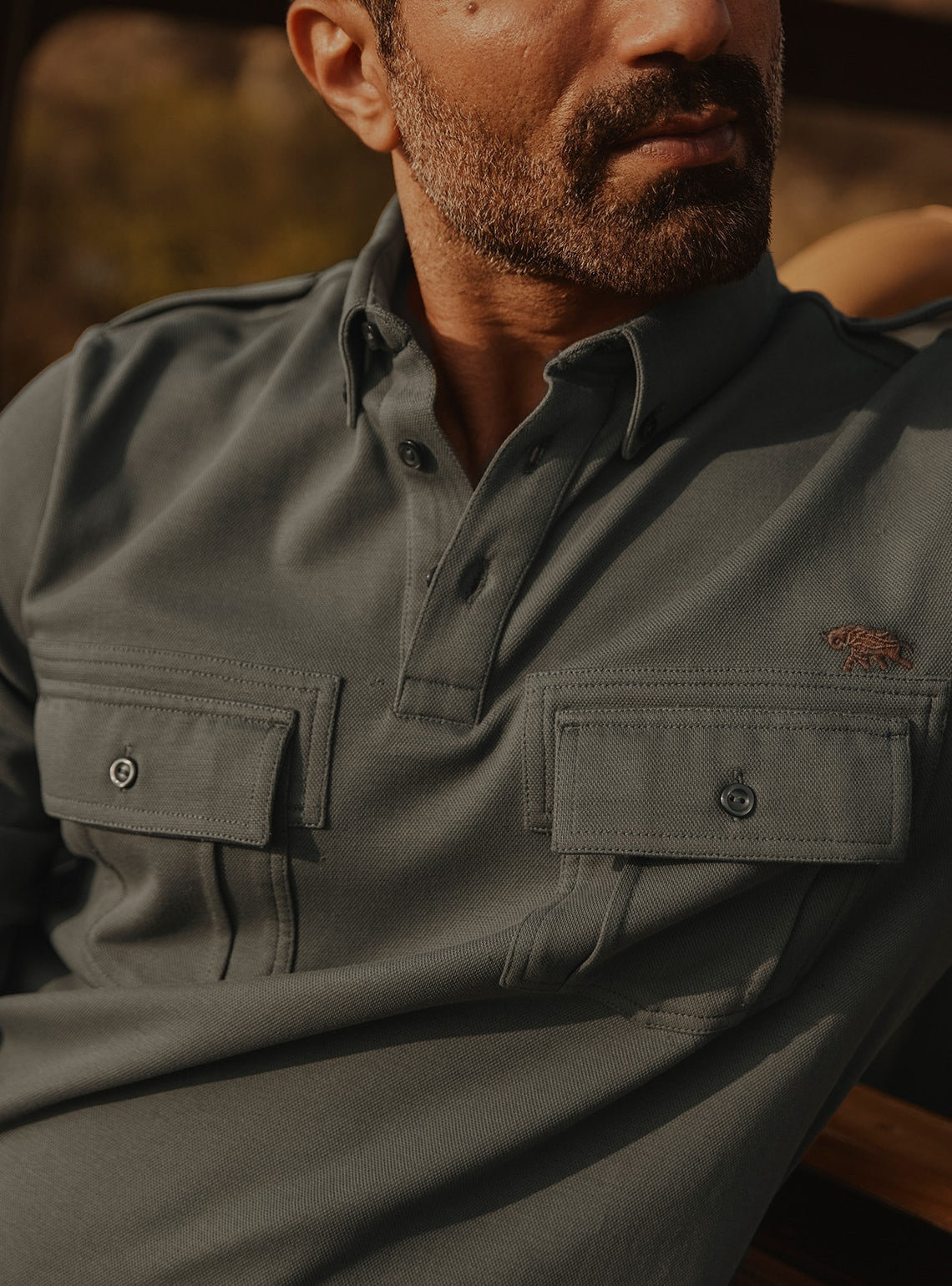 Ranthambore Slate Olive Polo