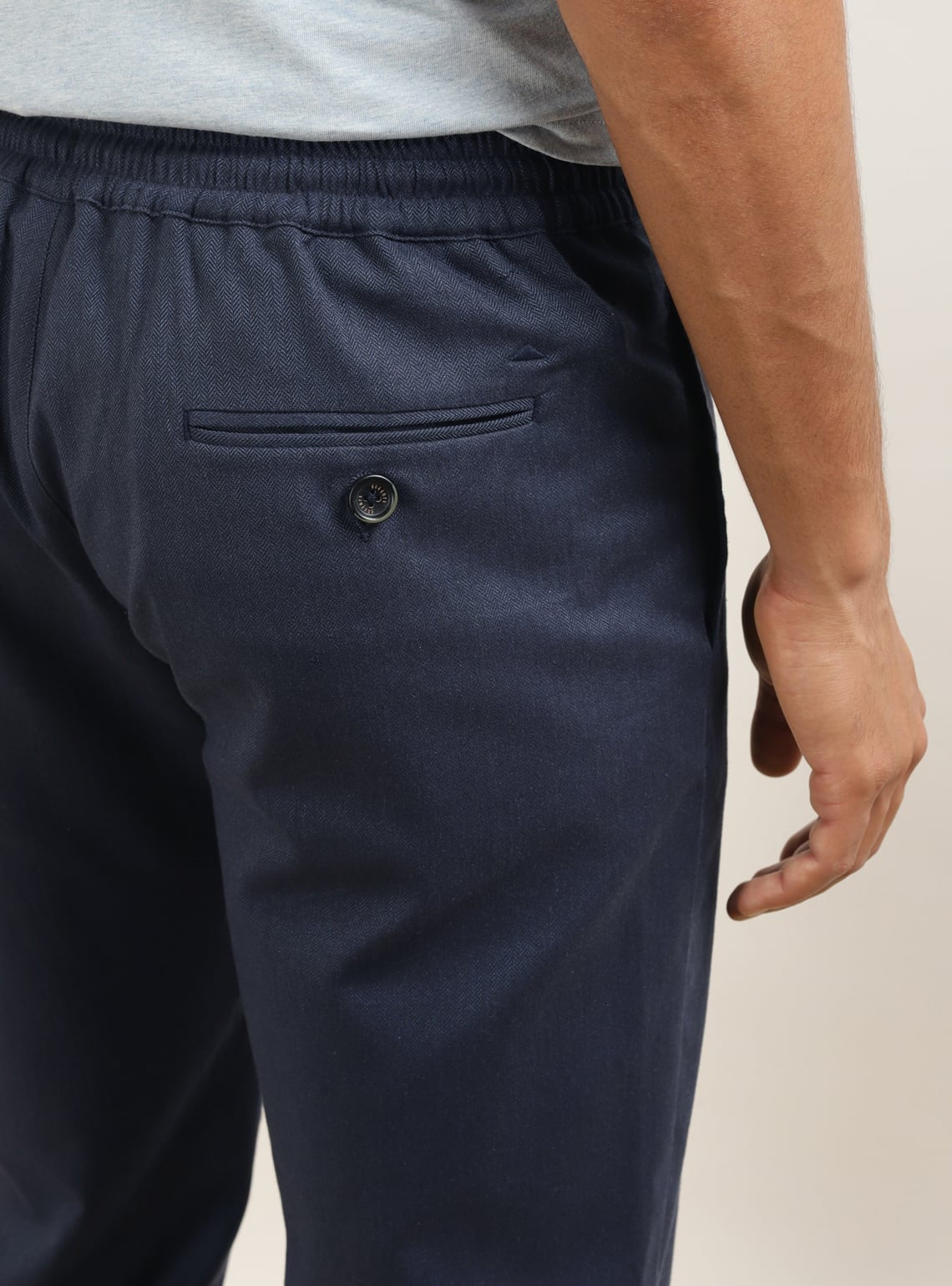 Gunmetal Blue Trouser