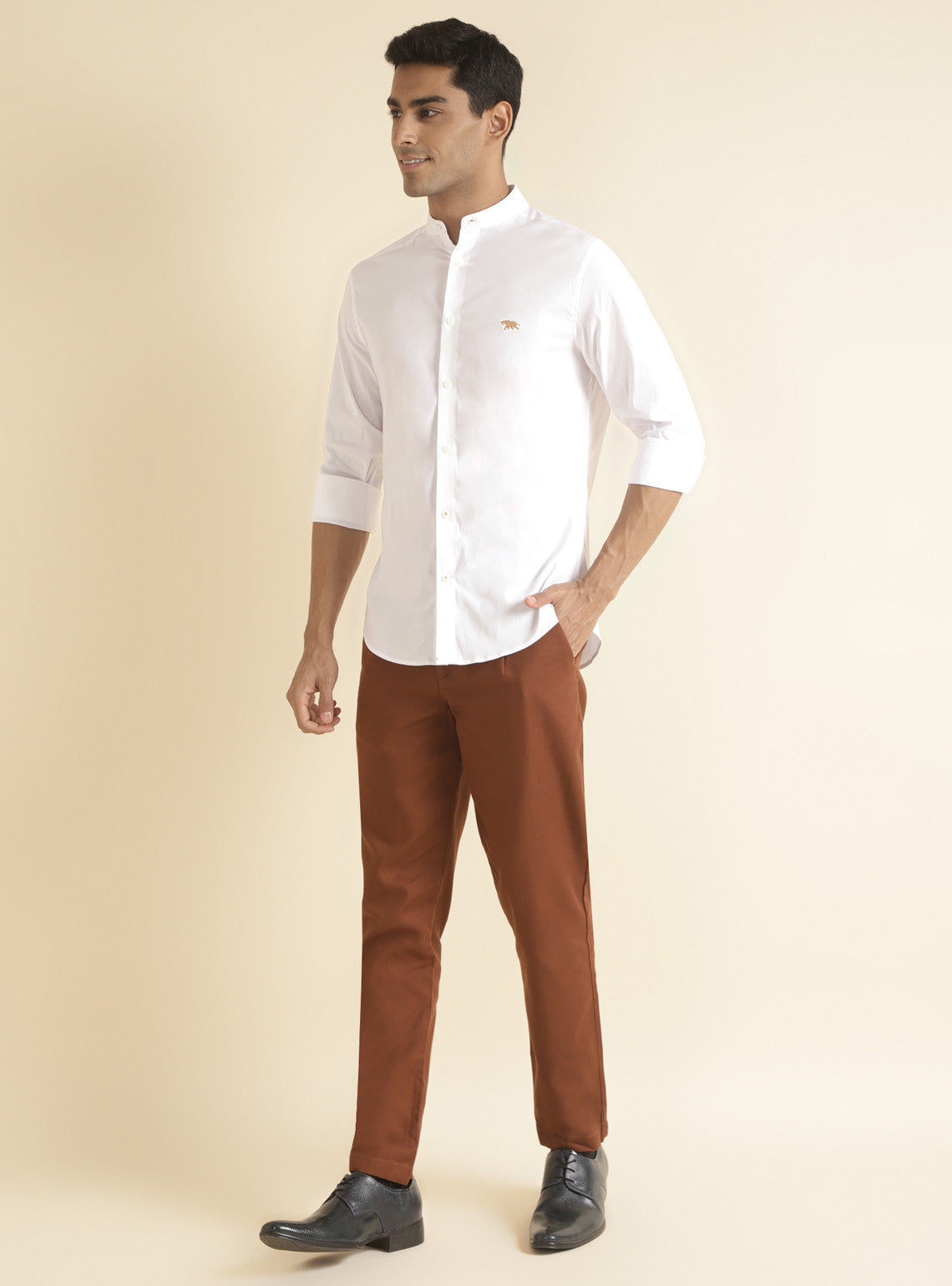 Mandarin Ivory Shirt