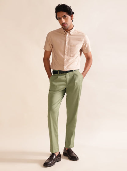 Sage Satin Chino