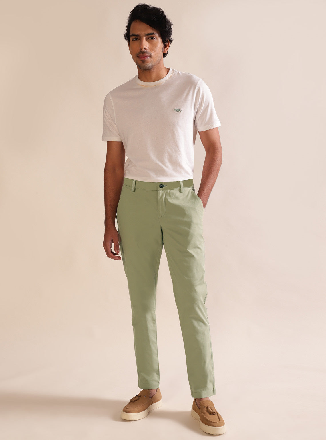 Light Sage Chino