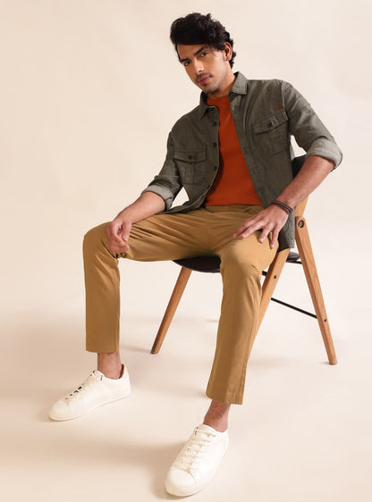 Terracotta Twill Chino