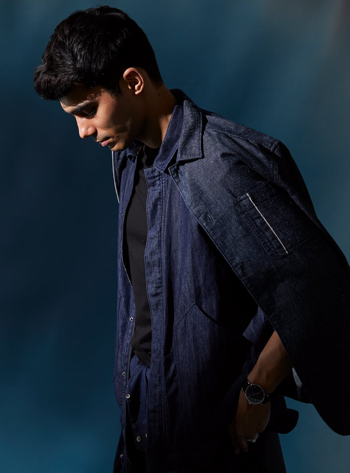 Navy Indigo Overshirt