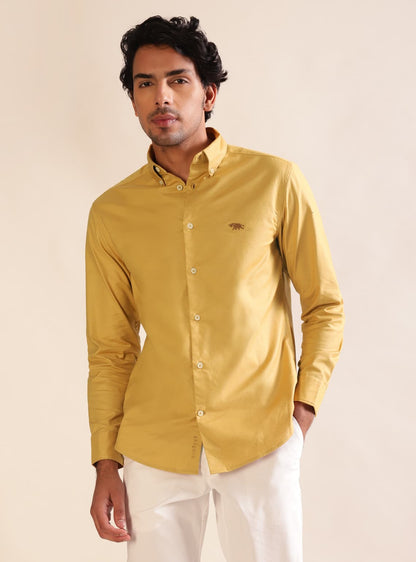 Ochre Oxford Shirt - Full