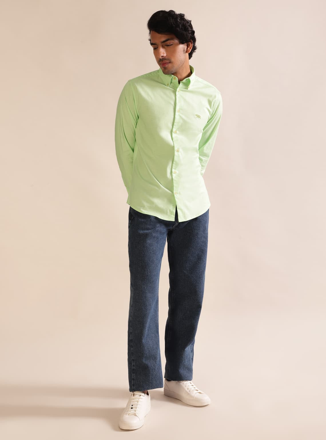 Peridot Oxford Shirt - Full