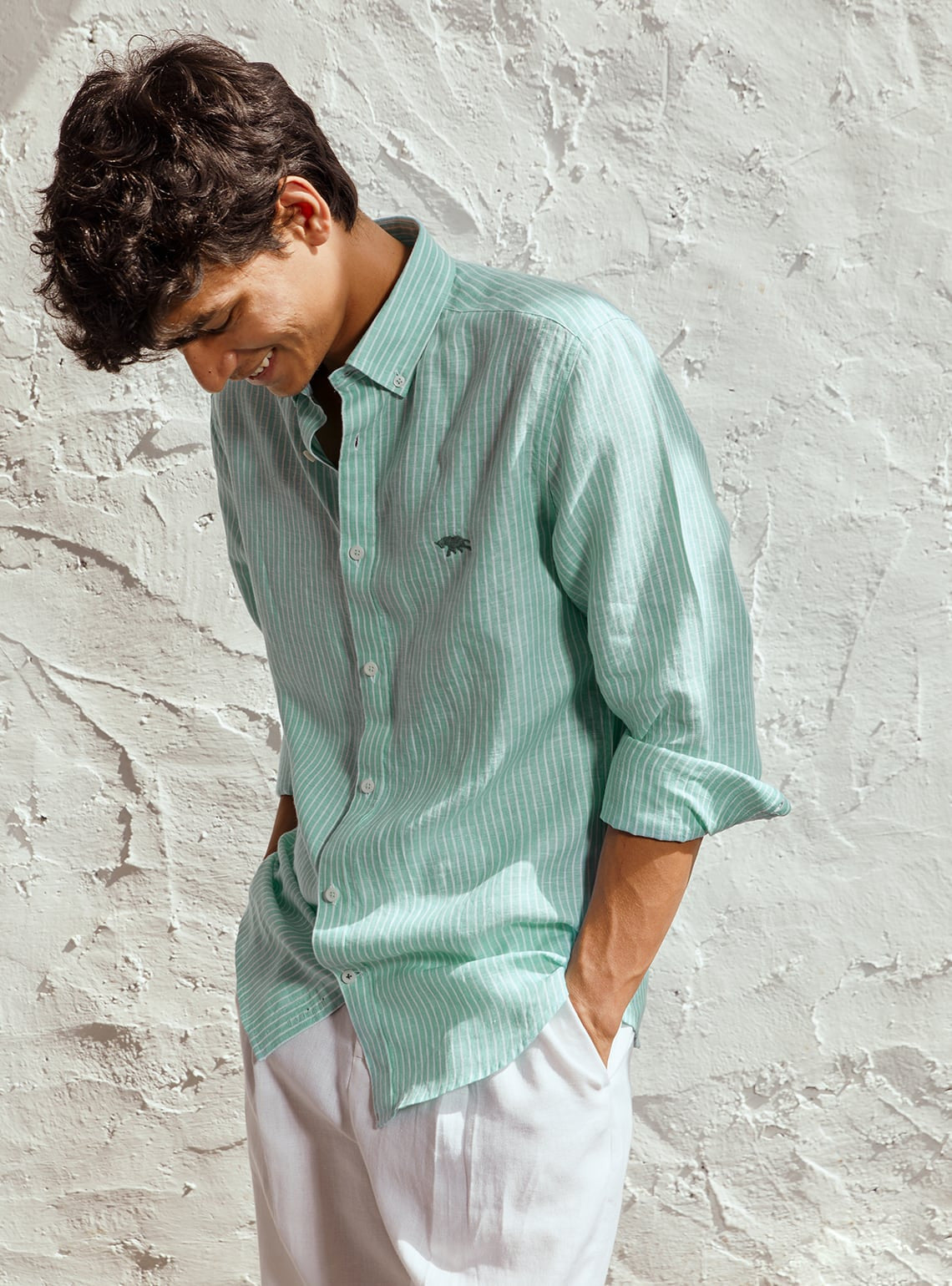 Viridian Stripe Shirt