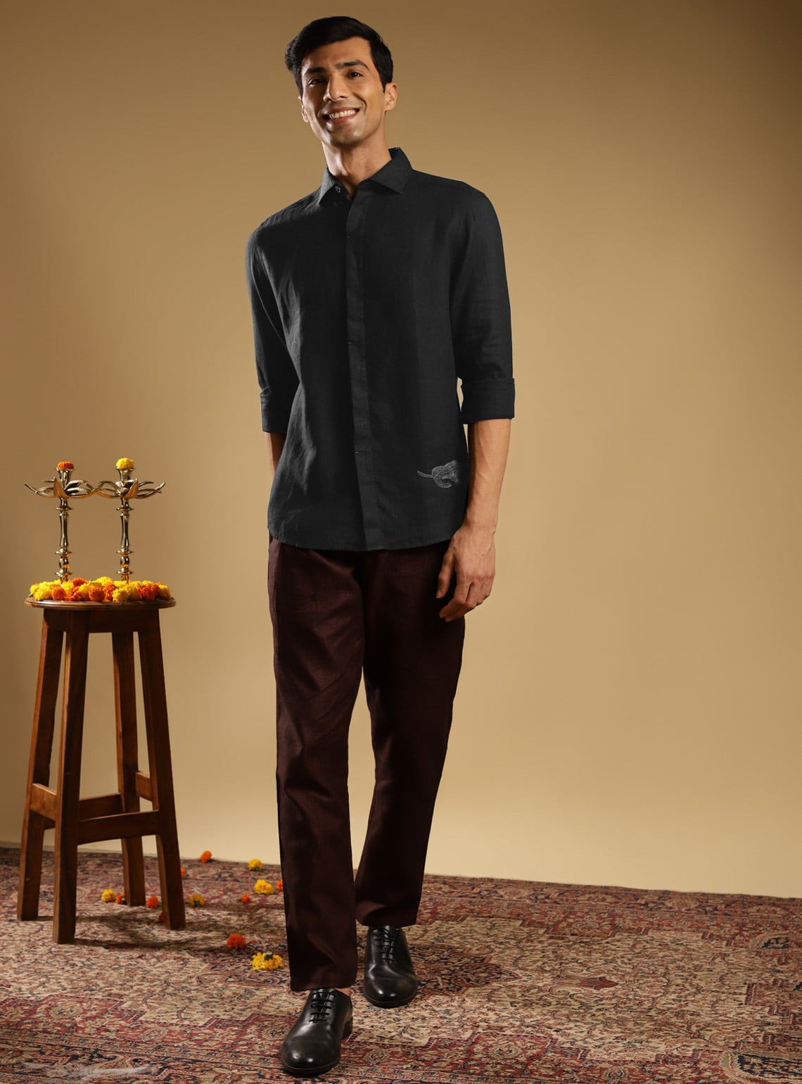 Raven Linen Shirt