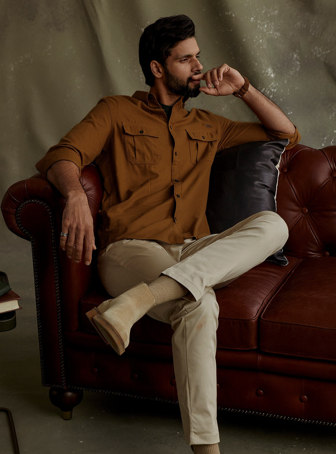 Corbett Ochre Shirt