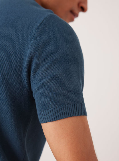 Pacific Blue Knit Polo