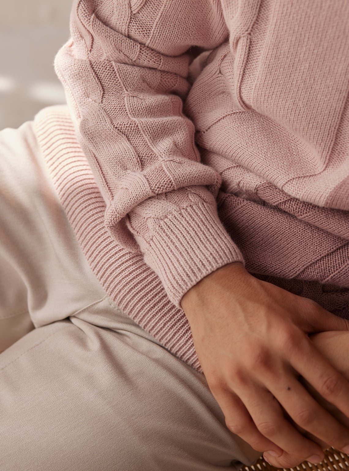 Faded Coral Pullover