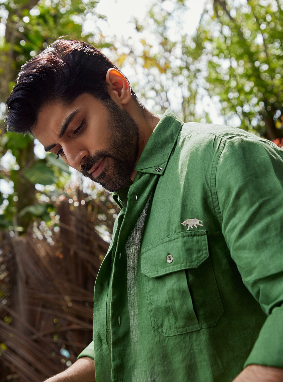 Ashokan Green Shirt