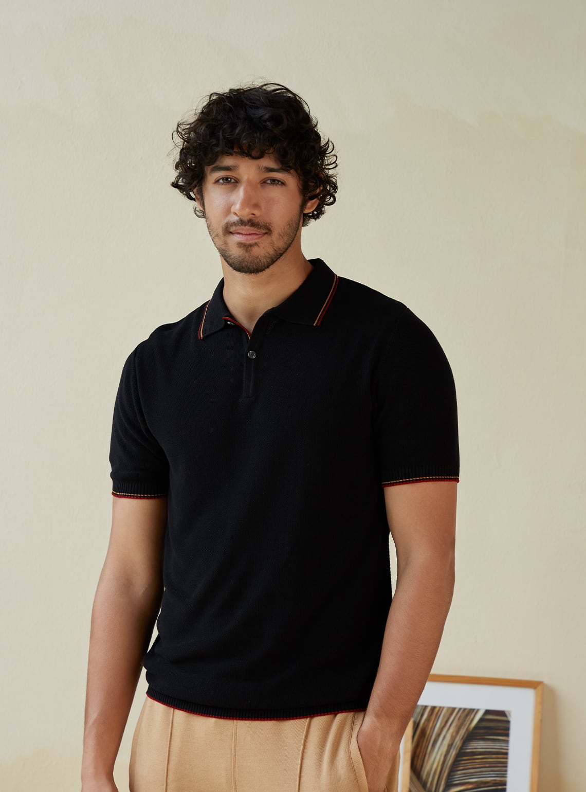 Onyx Knit Polo