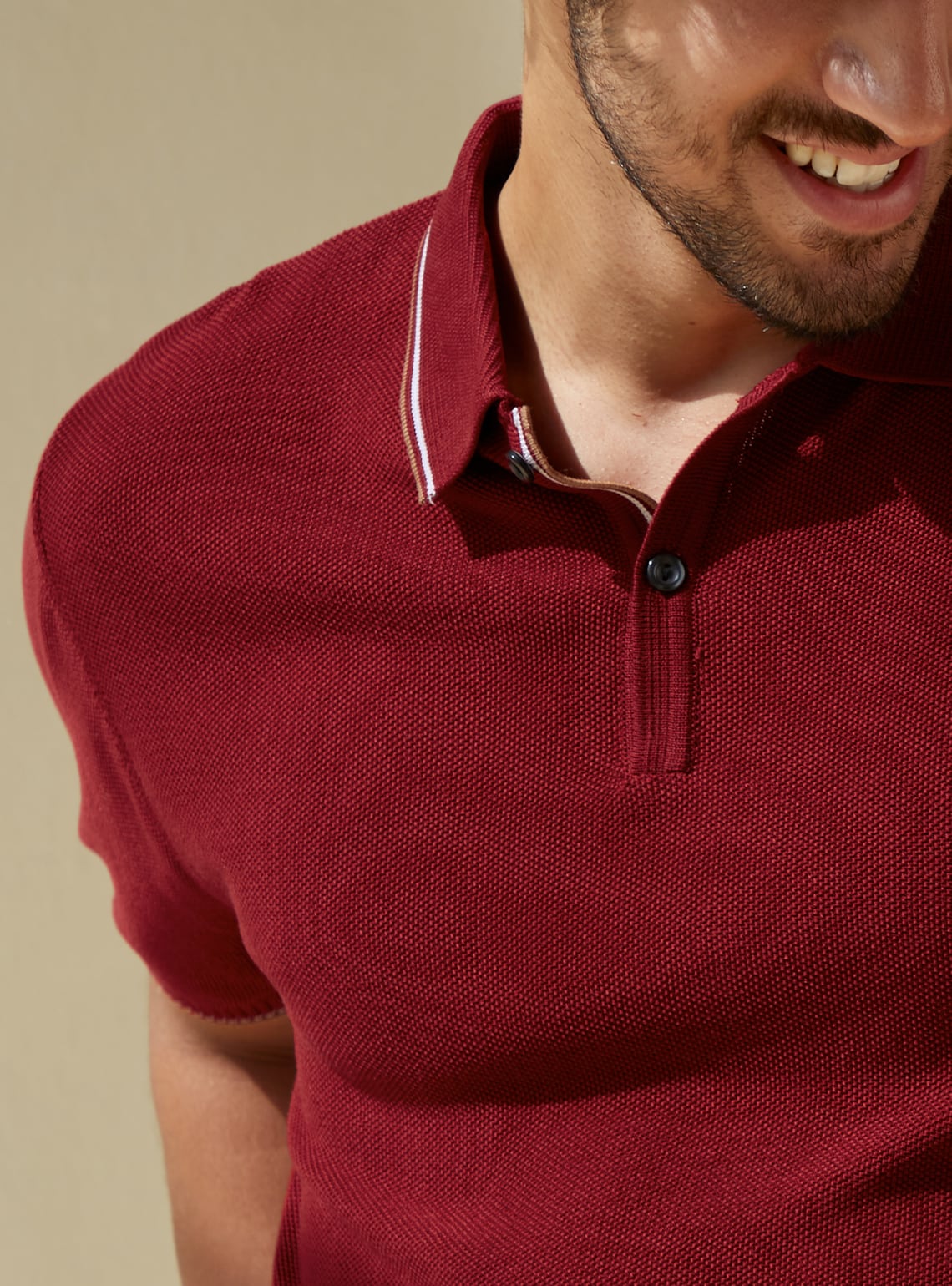 Scarlet Knit Polo