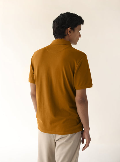 Camel Pique Polo