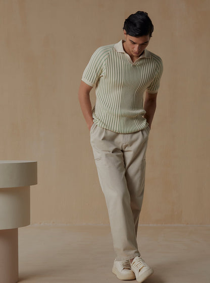 Jungle Ribbed Polo