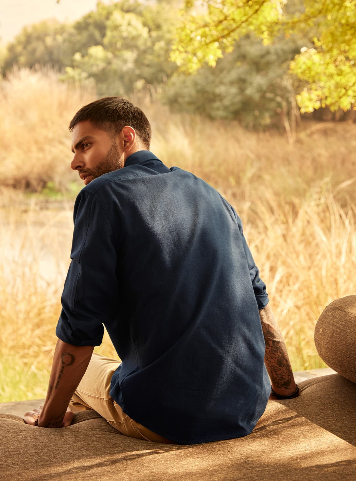 Gunmetal Blue Shirt