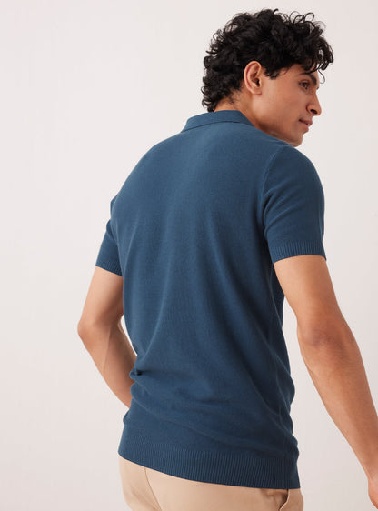 Pacific Blue Knit Polo