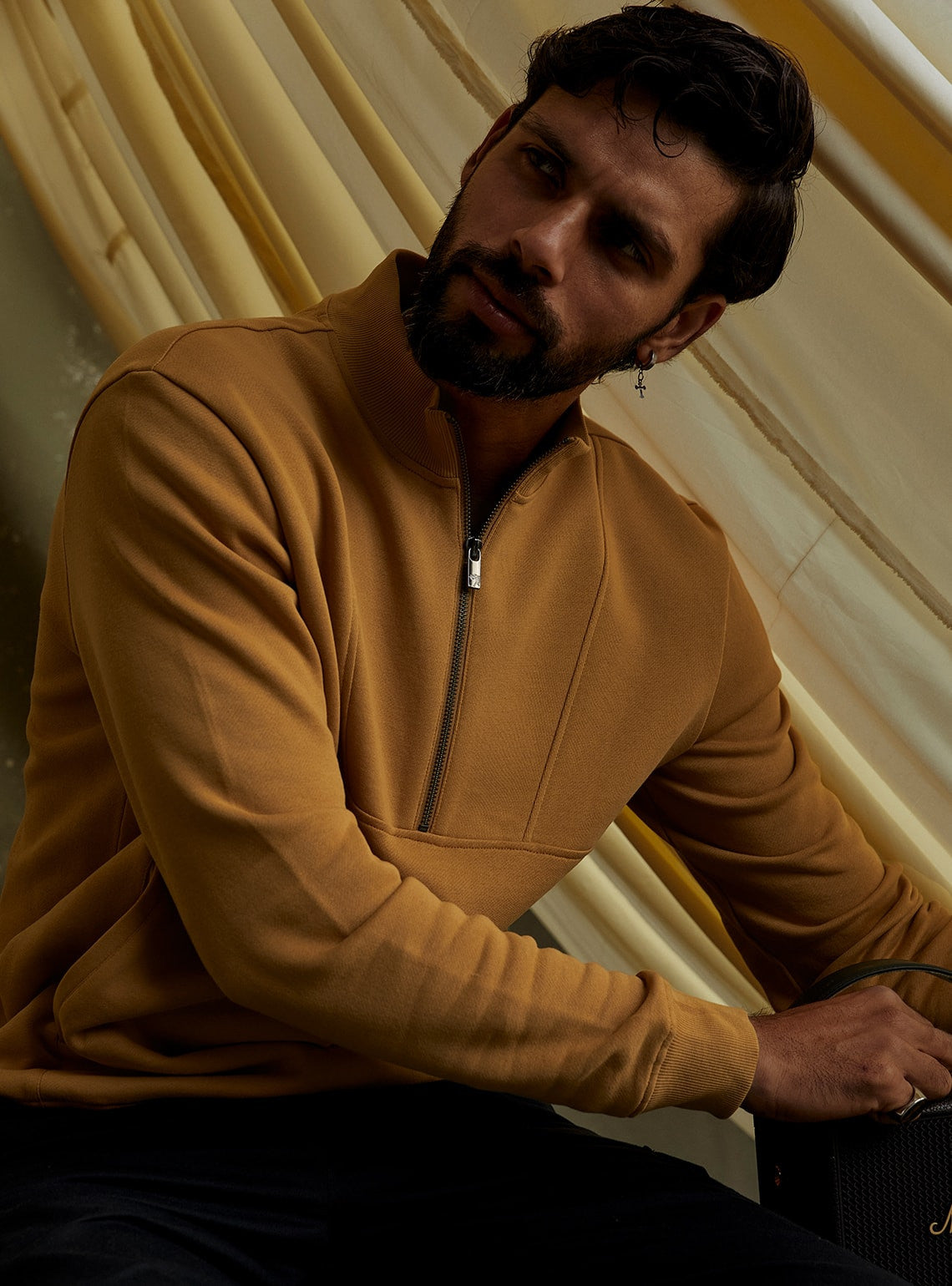 Corbett Mustard Pullover