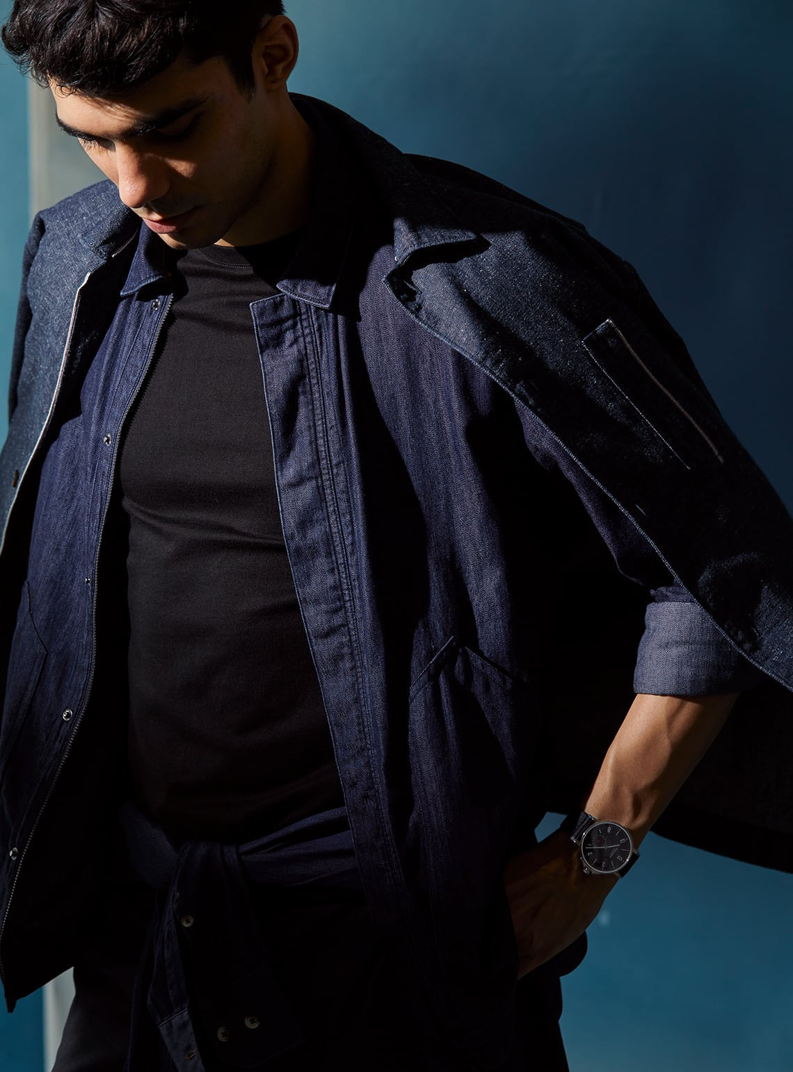 Navy Indigo Overshirt