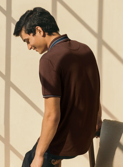 Mahogany Accent Polo