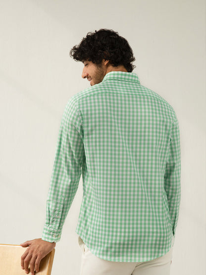 Mint Check Shirt