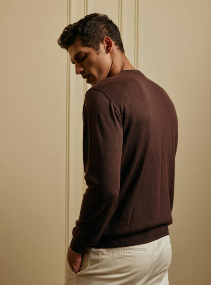 09. Cigar Merino Pullover