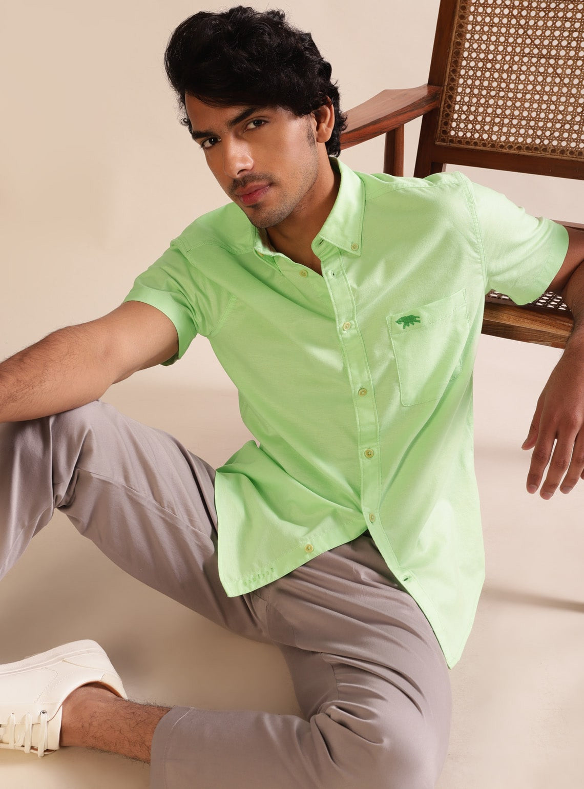 Peridot Oxford Shirt