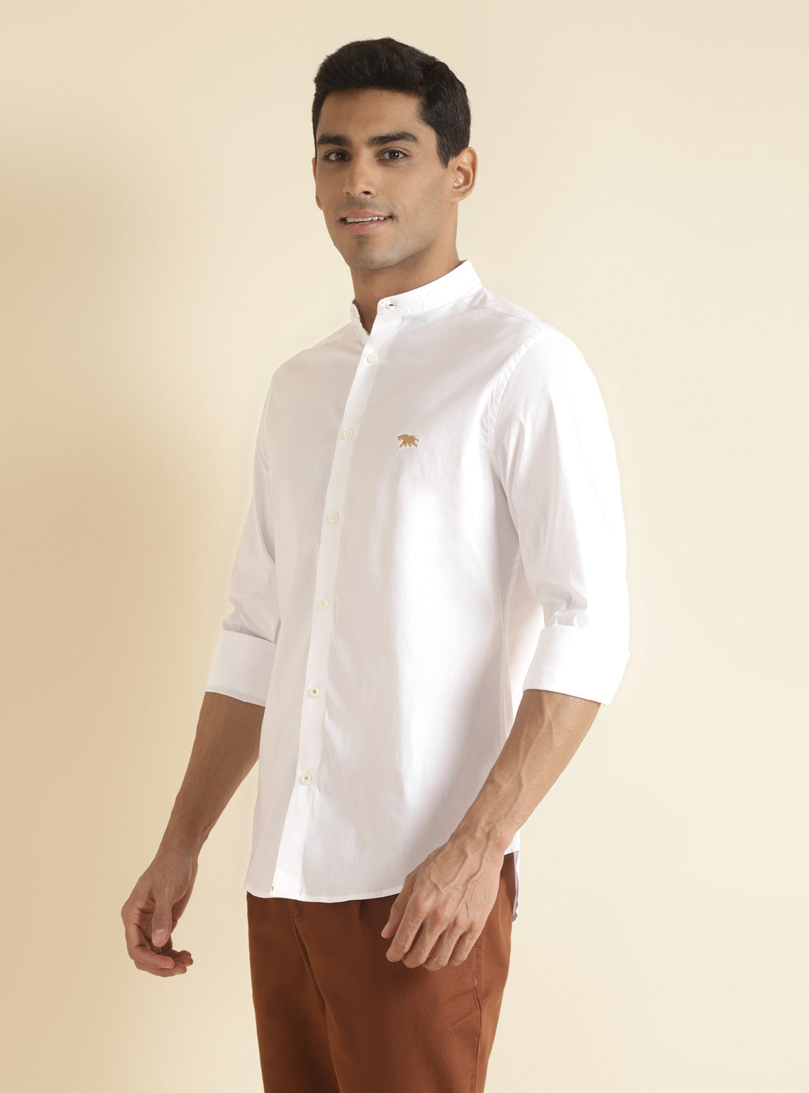 Mandarin Ivory Shirt