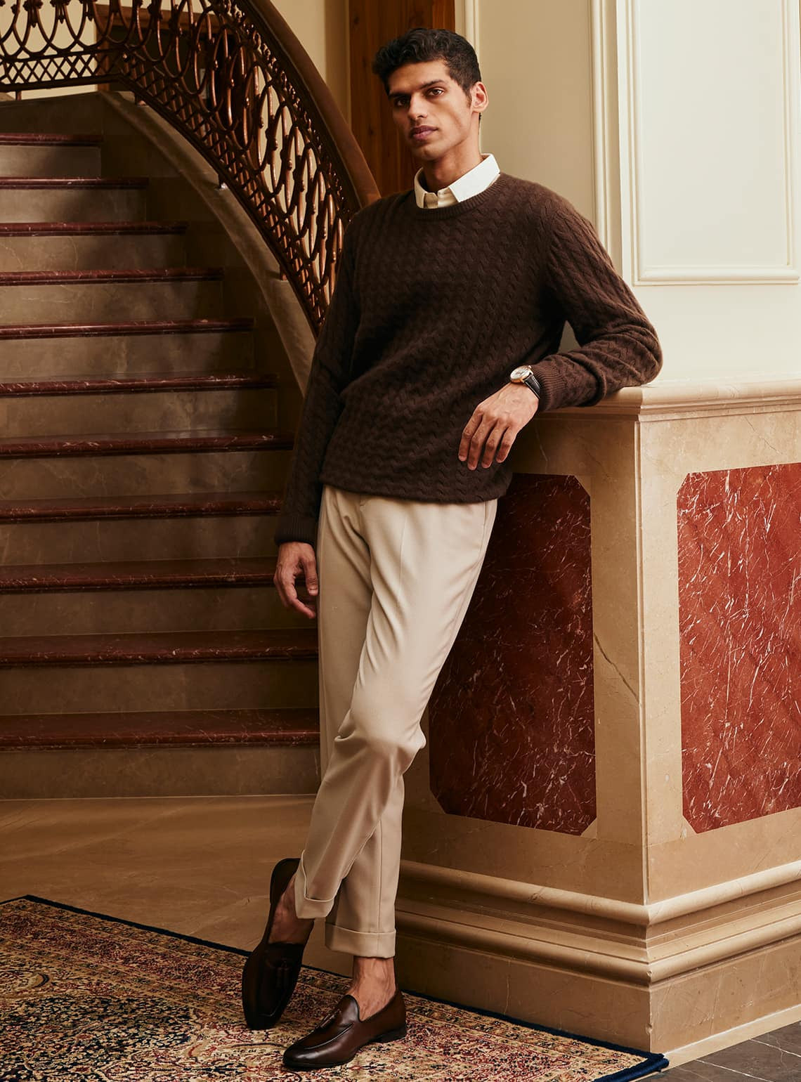 10. Cigar Cashmere Blend Pullover