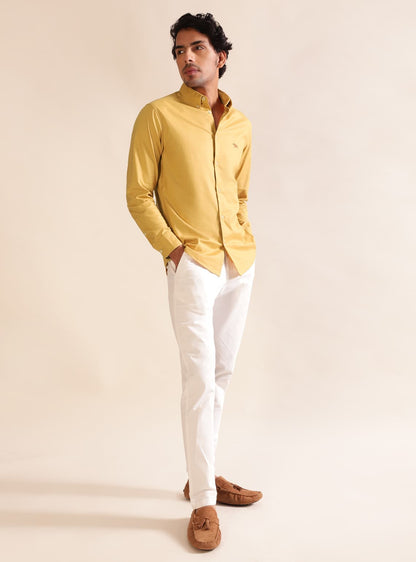 Ochre Oxford Shirt - Full