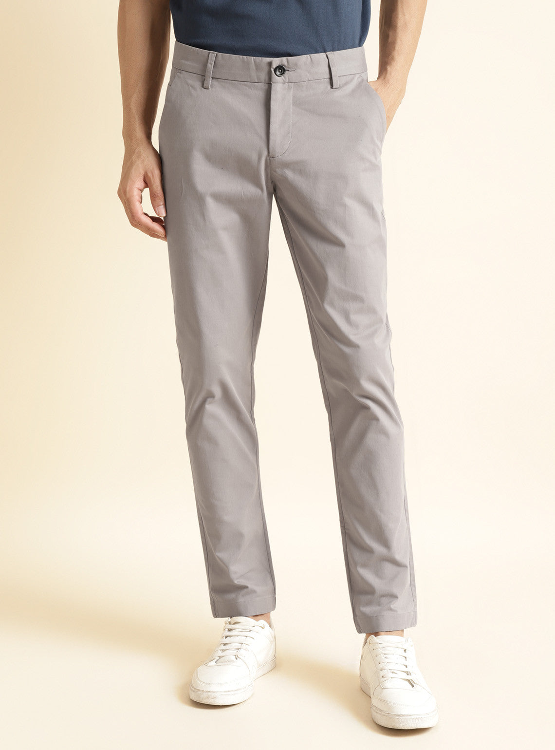 Smoke Twill Chino