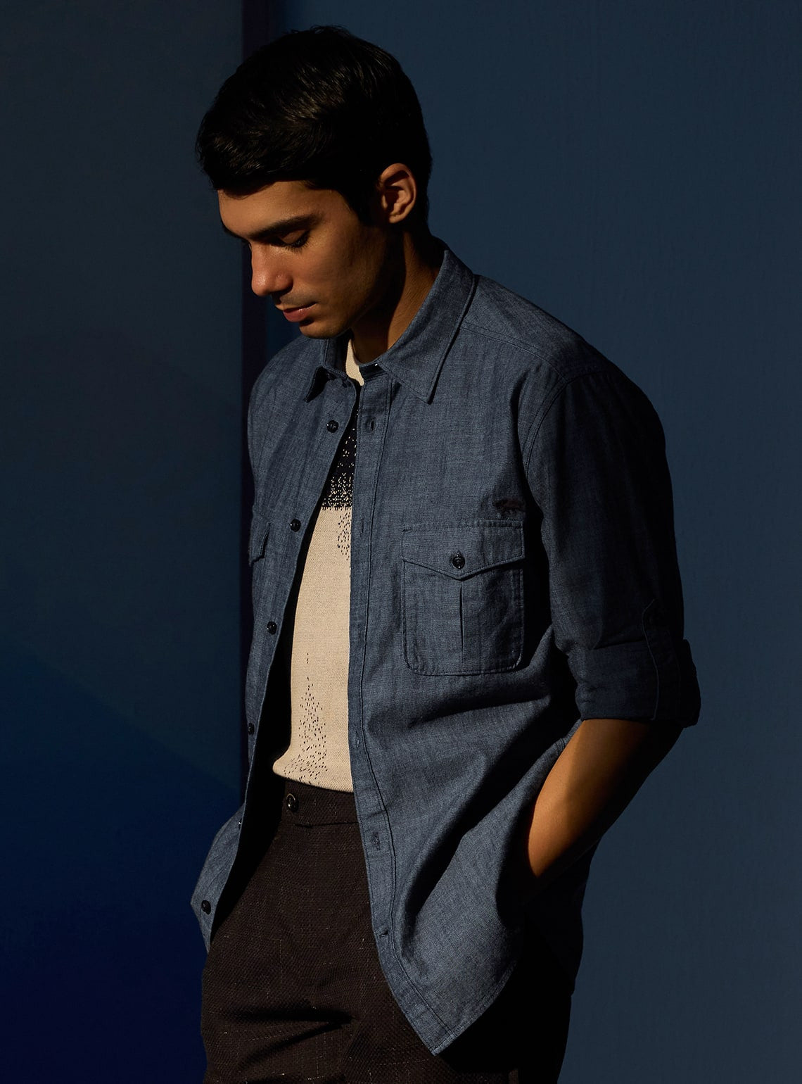 Dark Chambray Indigo