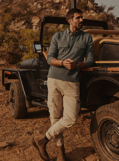 Ranthambore Slate Olive Polo